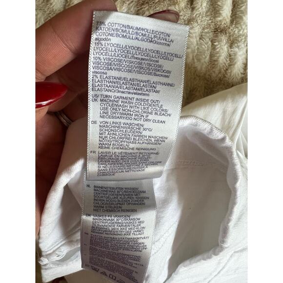 NYDJ Women’s Pull Up Skinny Ankle Pants White Size 12 Classic Coastal Grandma - Picture 6 of 10